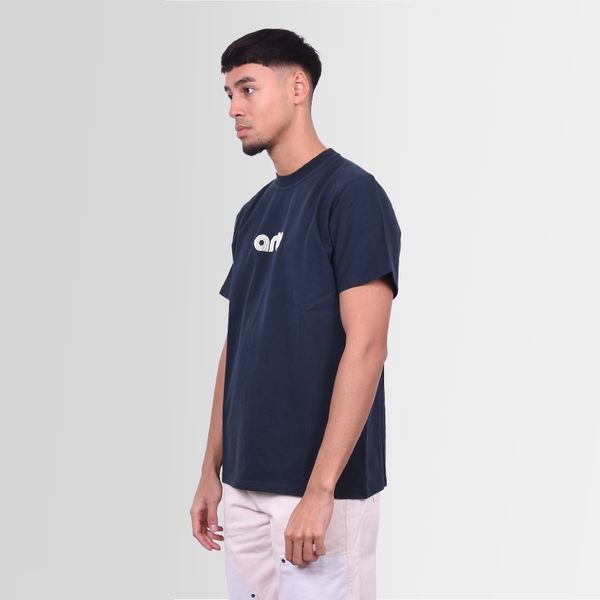 Arte 3D Front Bauhaus Logo T-Shirt Navy