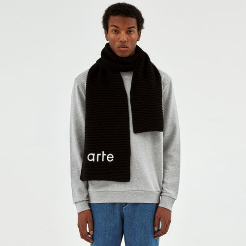 Arte Antwerp Aaron Knit Sjaal Zwart