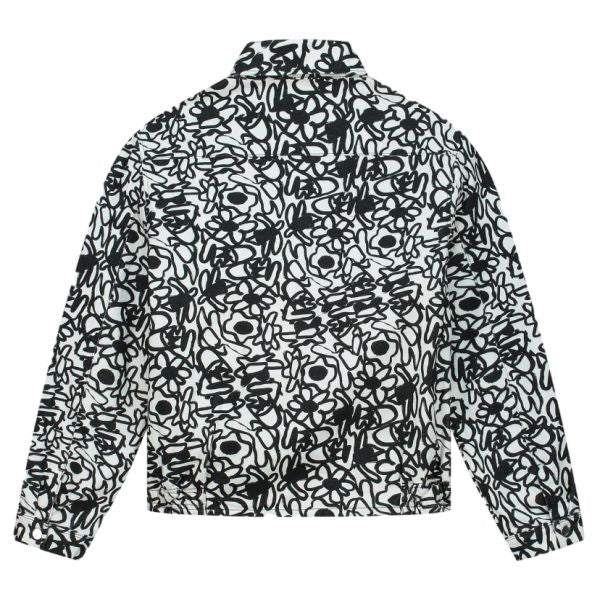Arte Antwerp Allover Flowers Jack Zwart/Wit