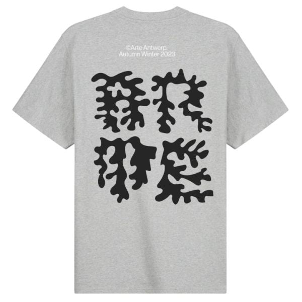 Arte Antwerp Tommy Back Print T-shirt Grijs