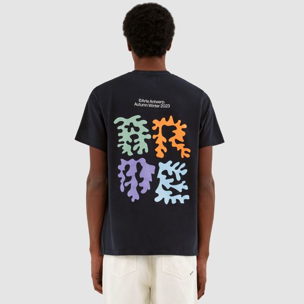 Arte Antwerp Tommy Back Print T-shirt Navy