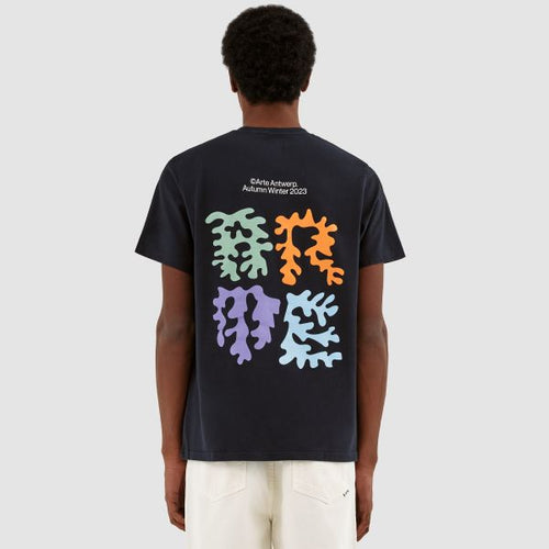 Arte Antwerp Tommy Back Print T-shirt Navy