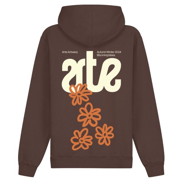 Arte Antwerp Blooming Ideas Hoodie Bruin