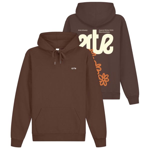 Arte Antwerp Blooming Ideas Hoodie Bruin