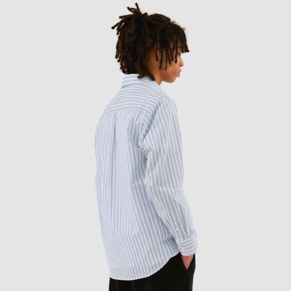 Arte Antwerp Blooming Ideas Striped Overhemd Blauw