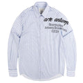 Arte Antwerp Blooming Ideas Striped Overhemd Blauw