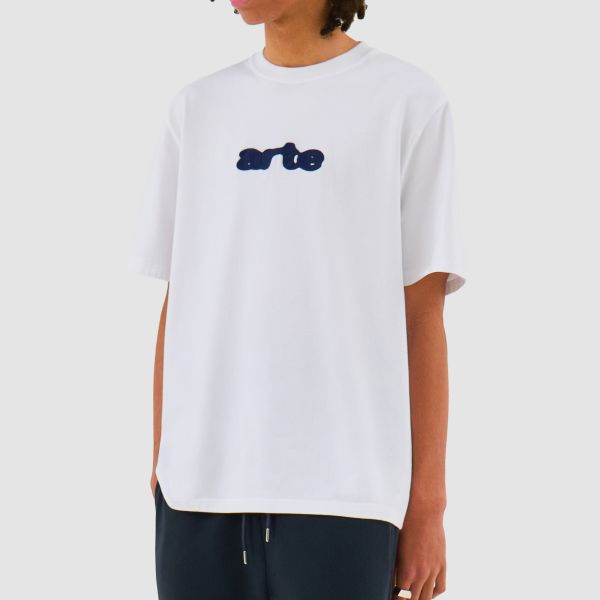 Arte Antwerp Blur Embroidery T-shirt Wit
