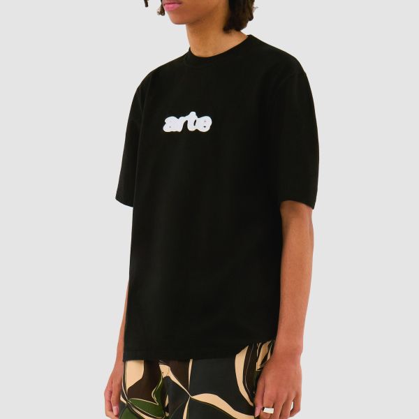 Arte Antwerp Blur Embroidery T-shirt Zwart