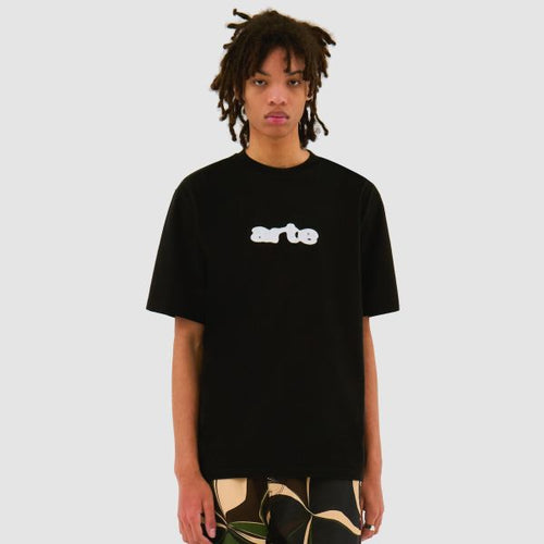 Arte Antwerp Blur Embroidery T-shirt Zwart
