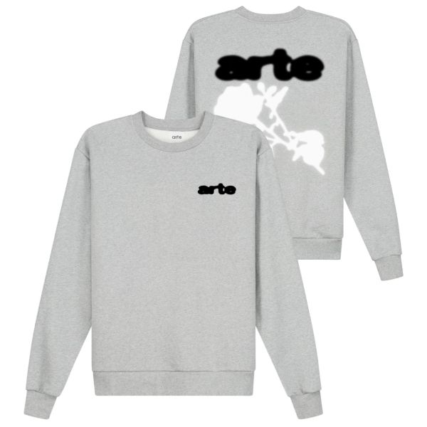 Arte Antwerp Blur Flower Sweater Grijs