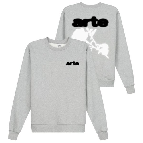 Arte Antwerp Blur Flower Sweater Grijs