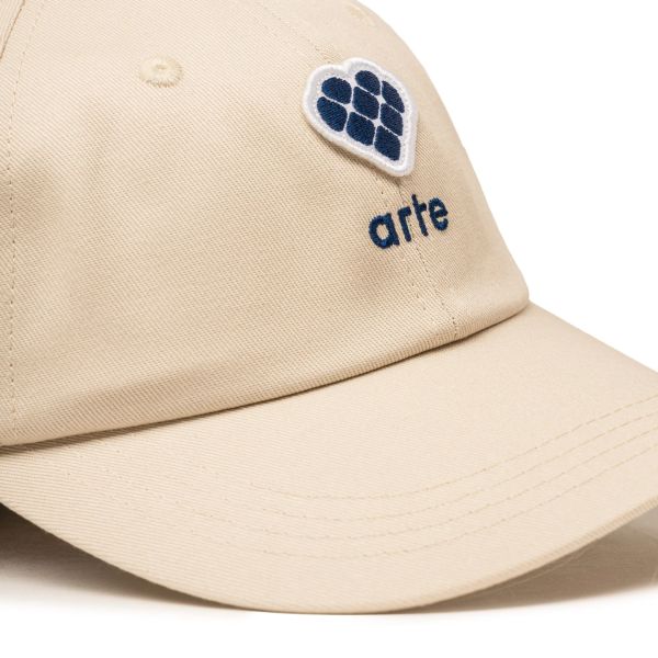Arte Antwerp Cedric Heart Patch Cap Beige