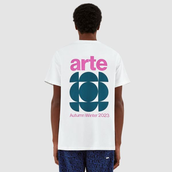 Arte Antwerp Tommy Back Print T-shirt Wit