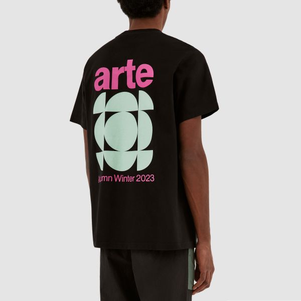 Arte Antwerp Tommy Back Print T-shirt Zwart