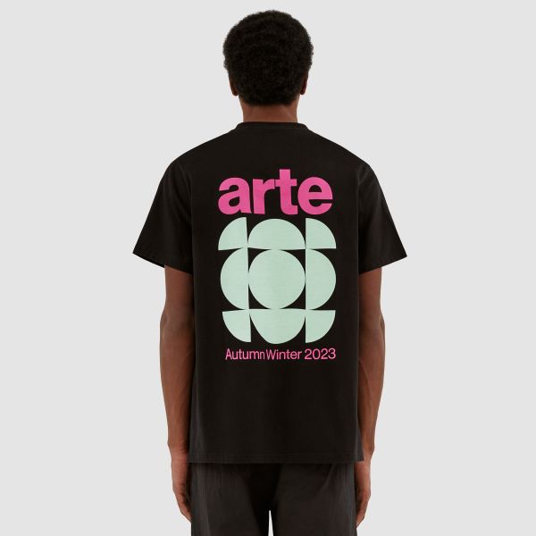 Arte Antwerp Tommy Back Print T-shirt Zwart