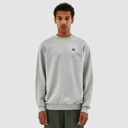 Arte Antwerp Cohen Heart Patch Sweater Grijs