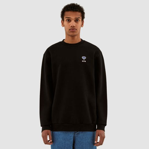 Arte Antwerp Cohen Heart Patch Sweater Zwart