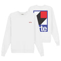 Arte Antwerp Conrad Back Print Sweater Wit