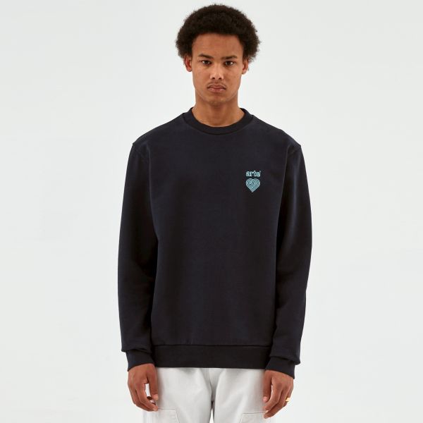 Arte Antwerp Conrad Heart Logo Sweater Navy