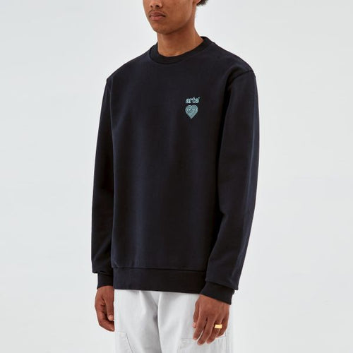 Arte Antwerp Conrad Heart Logo Sweater Navy