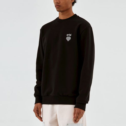 Arte Antwerp Conrad Heart Logo Sweater Zwart