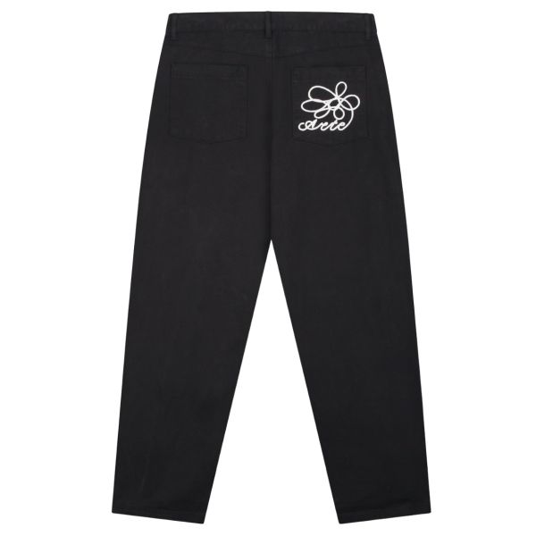 Arte Antwerp Embroidery Pocket Broek Zwart