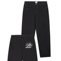 Arte Antwerp Embroidery Pocket Broek Zwart