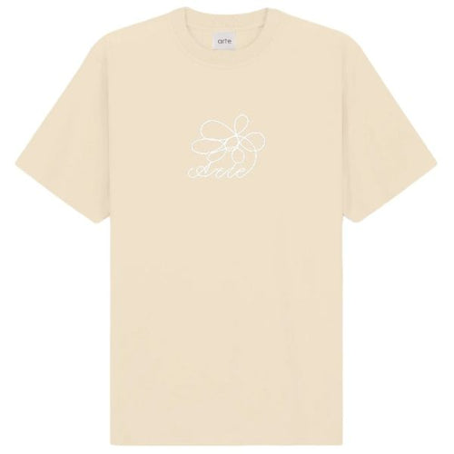Arte Antwerp Flower Embroidery T-shirt Off White