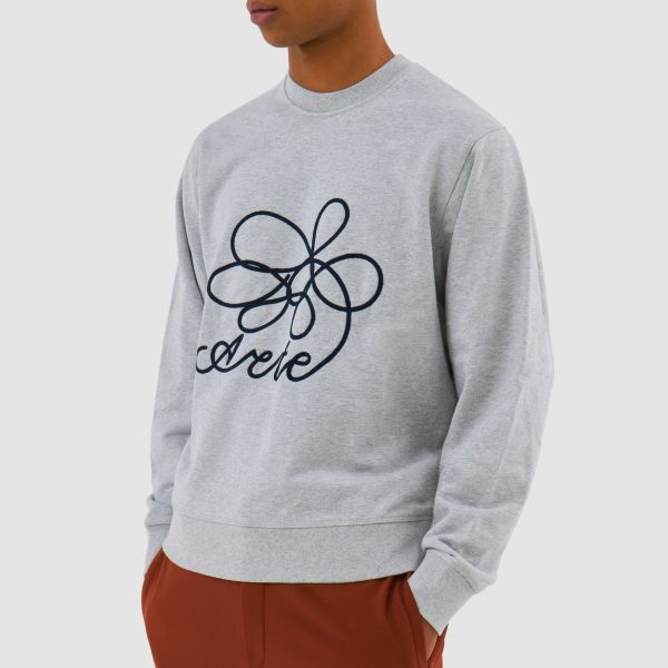 Arte Antwerp Flower Logo Sweater Grijs