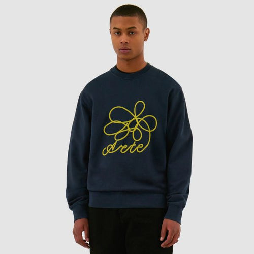 Arte Antwerp Flower Logo Sweater Navy