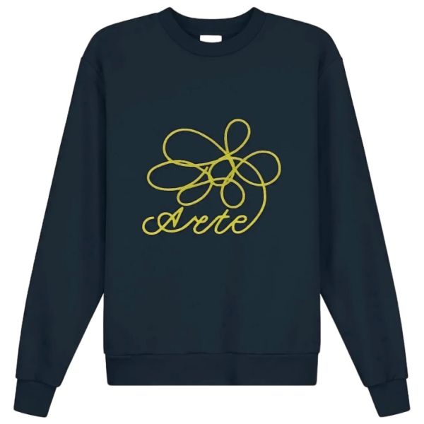 Arte Antwerp Flower Logo Sweater Navy