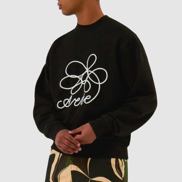 Arte Antwerp Flower Logo Sweater Zwart