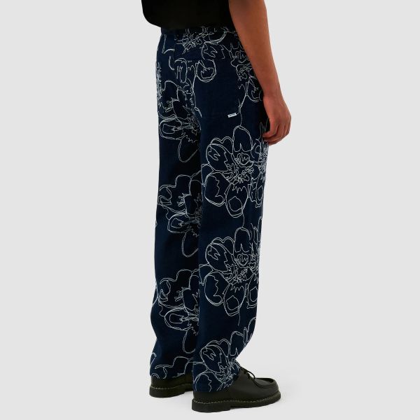 Arte Antwerp Flower Stitch Broek Navy