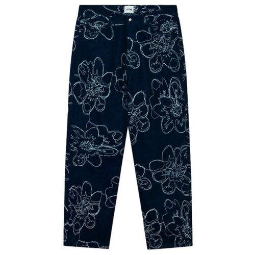Arte Antwerp Flower Stitch Broek Navy