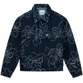 Arte Antwerp Flower Stitch Denim Jack Navy