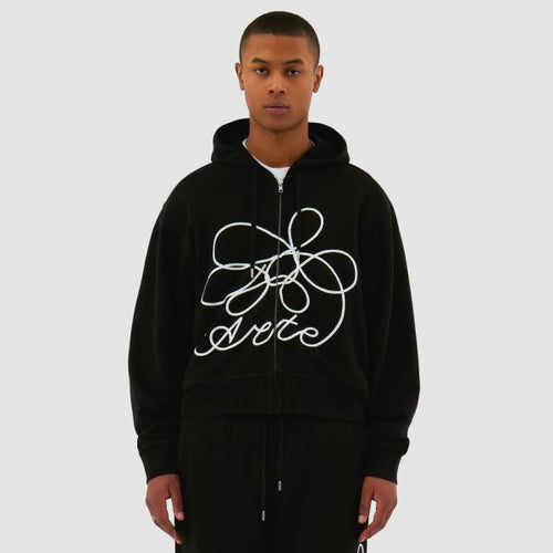 Arte Antwerp Flower Vest Zwart