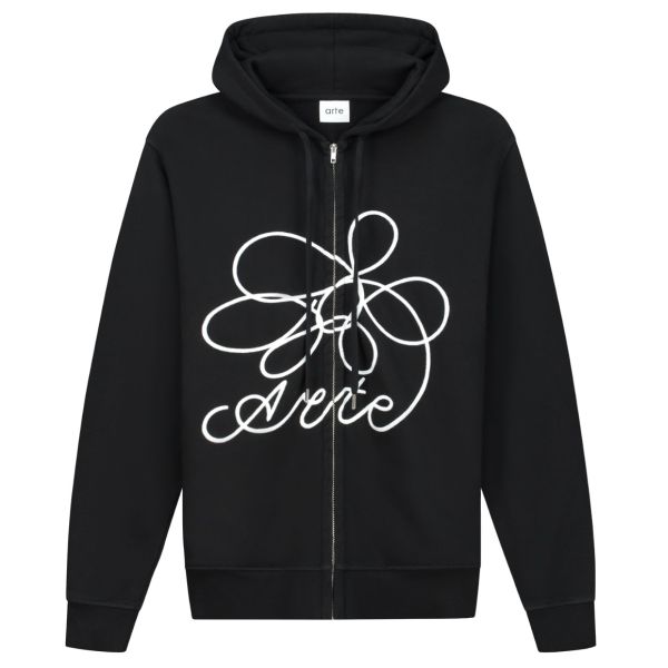 Arte Antwerp Flower Vest Zwart