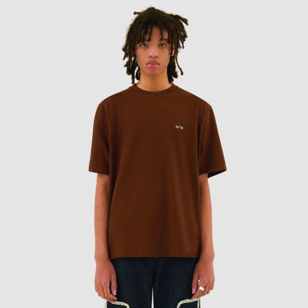 Arte Antwerp Flowers Back T-shirt Bruin