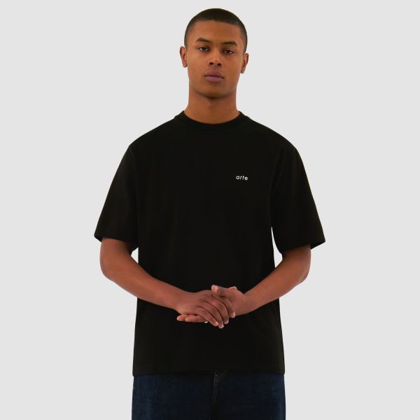 Arte Antwerp Flowers Back T-shirt Zwart