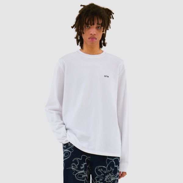 Arte Antwerp Flowers Longsleeve T-shirt Wit