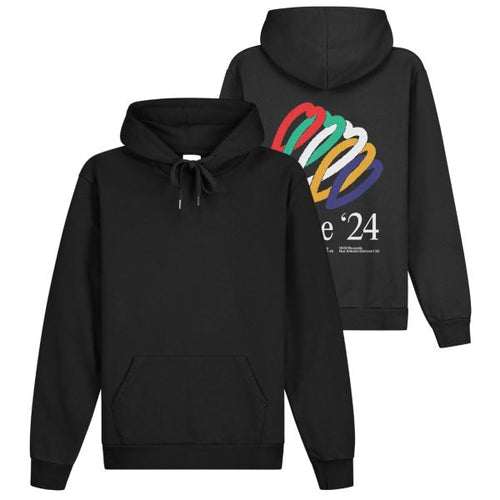 Arte Antwerp Hank Back Hearts Hoodie Zwart