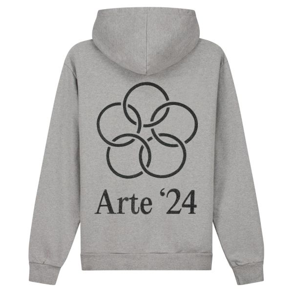 Arte Antwerp Hank Back Rings Hoodie Grijs