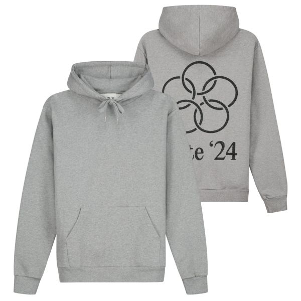 Arte Antwerp Hank Back Rings Hoodie Grijs