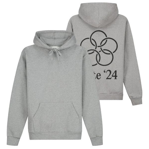 Arte Antwerp Hank Back Rings Hoodie Grijs