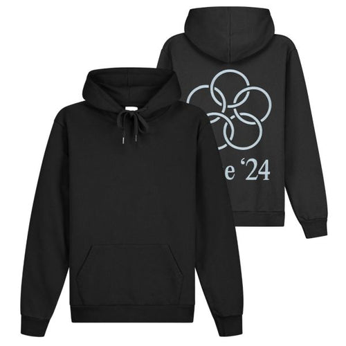 Arte Antwerp Hank Back Rings Hoodie Zwart
