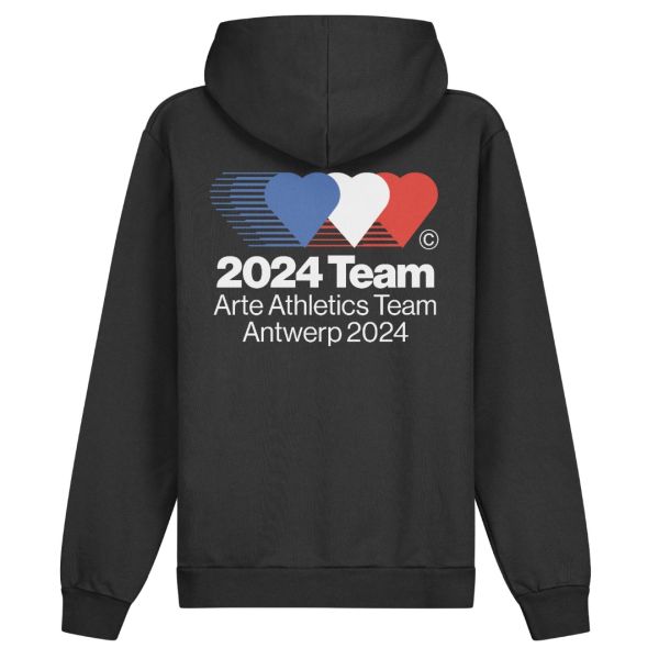 Arte Antwerp Hank Back Team Hoodie Zwart