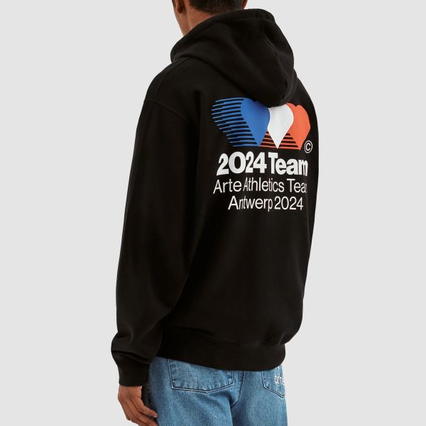 Arte Antwerp Hank Back Team Hoodie Zwart