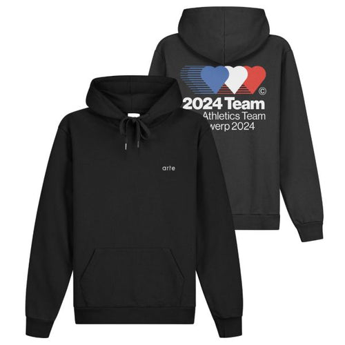 Arte Antwerp Hank Back Team Hoodie Zwart