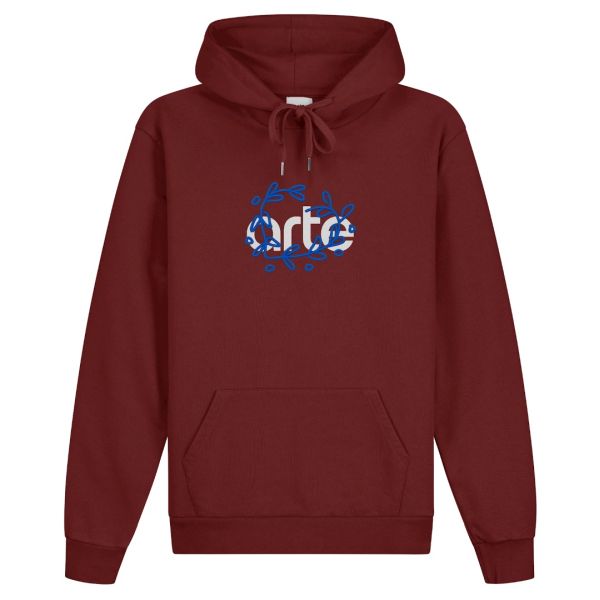 Arte Antwerp Hank Arte Front Hoodie Bordeaux