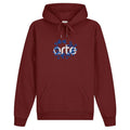 Arte Antwerp Hank Arte Front Hoodie Bordeaux